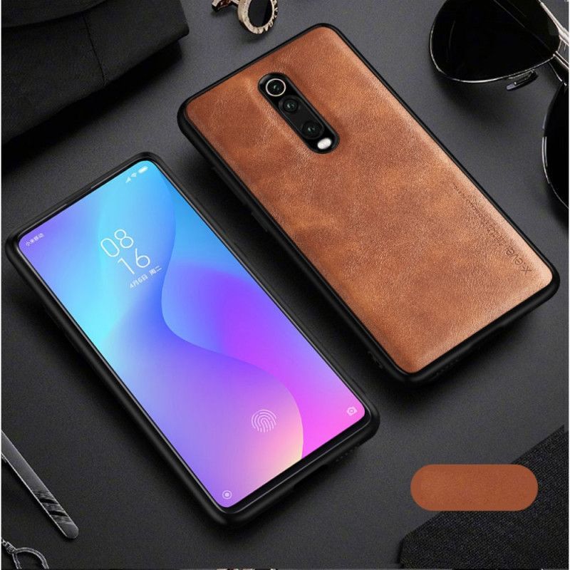 Kryt Xiaomi Mi 9t / Mi 9t Pro Vintage Kožený Efekt