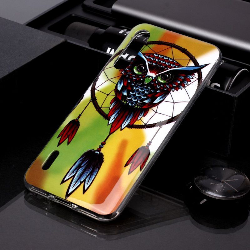 Kryt Xiaomi Mi A3 Fluorescenční Sova Lapač Snů