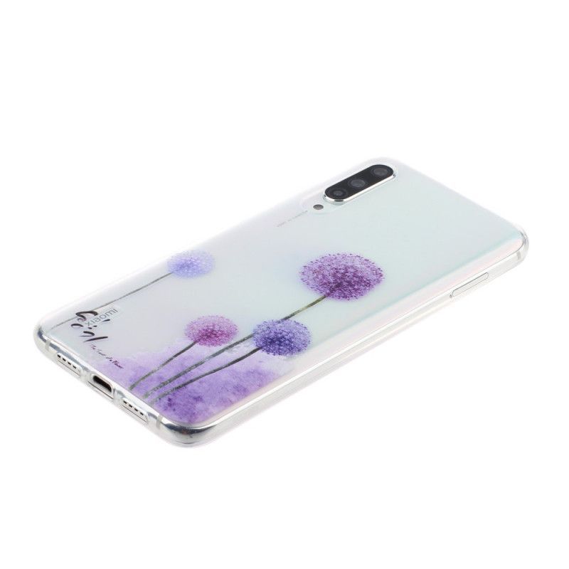 Kryt Xiaomi Mi A3 Průhledné Barevné Pampelišky