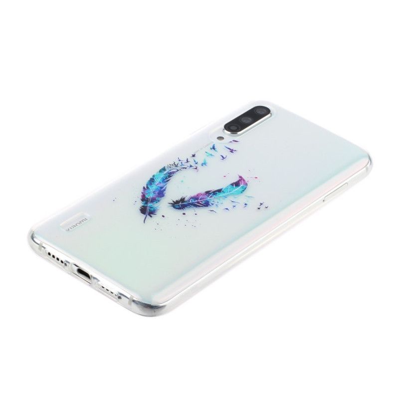 Kryt Xiaomi Mi A3 Průhledné Peří