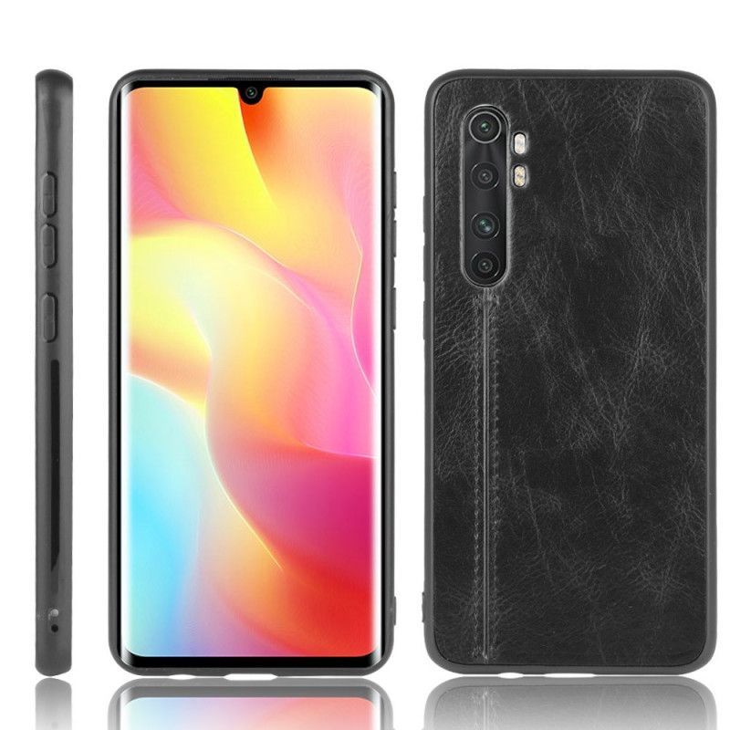 Kryt Xiaomi Mi Note 10 Lite Efekt Kůže Ve Švu