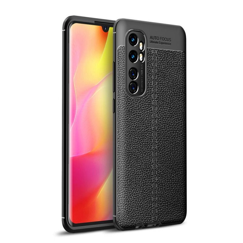 Kryt Xiaomi Mi Note 10 Lite Litchi S Dvojitým Koženým Efektem