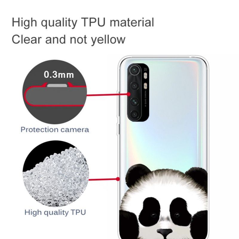 Kryt Xiaomi Mi Note 10 Lite Průhledná Panda