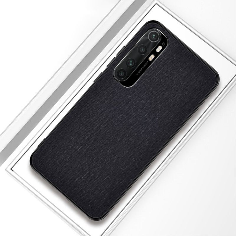 Kryt Xiaomi Mi Note 10 Lite Textura Tkaniny