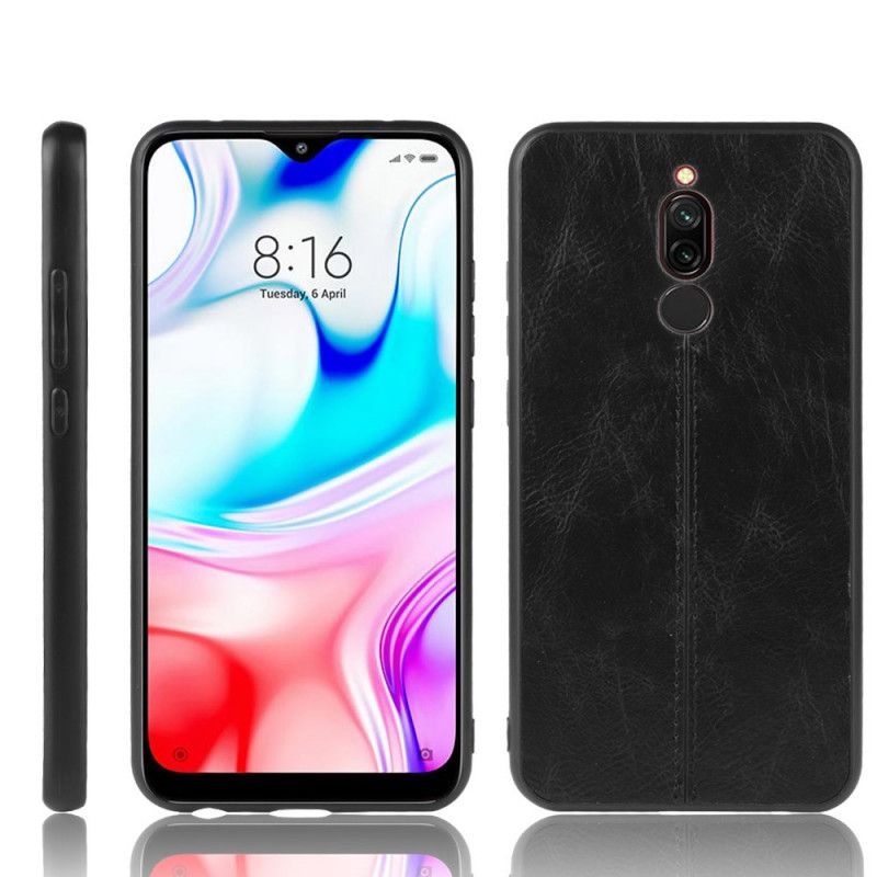 Kryt Xiaomi Redmi 8 Efekt Kůže Ve Švu