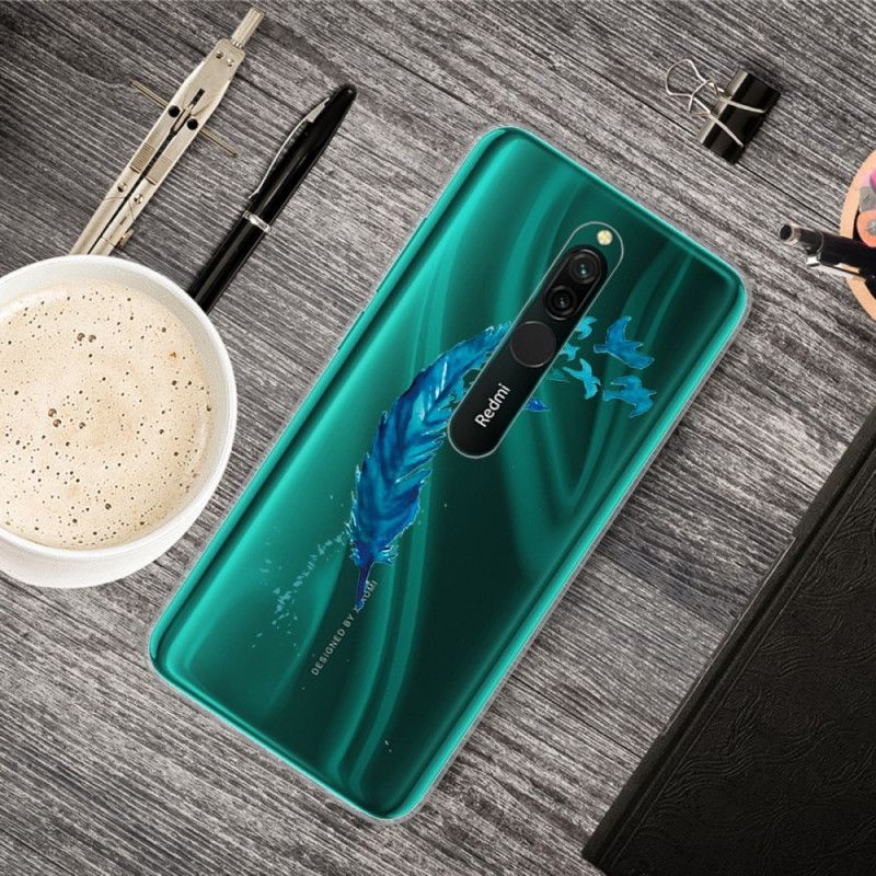 Kryt Xiaomi Redmi 8 Krásné Modré Peříčko