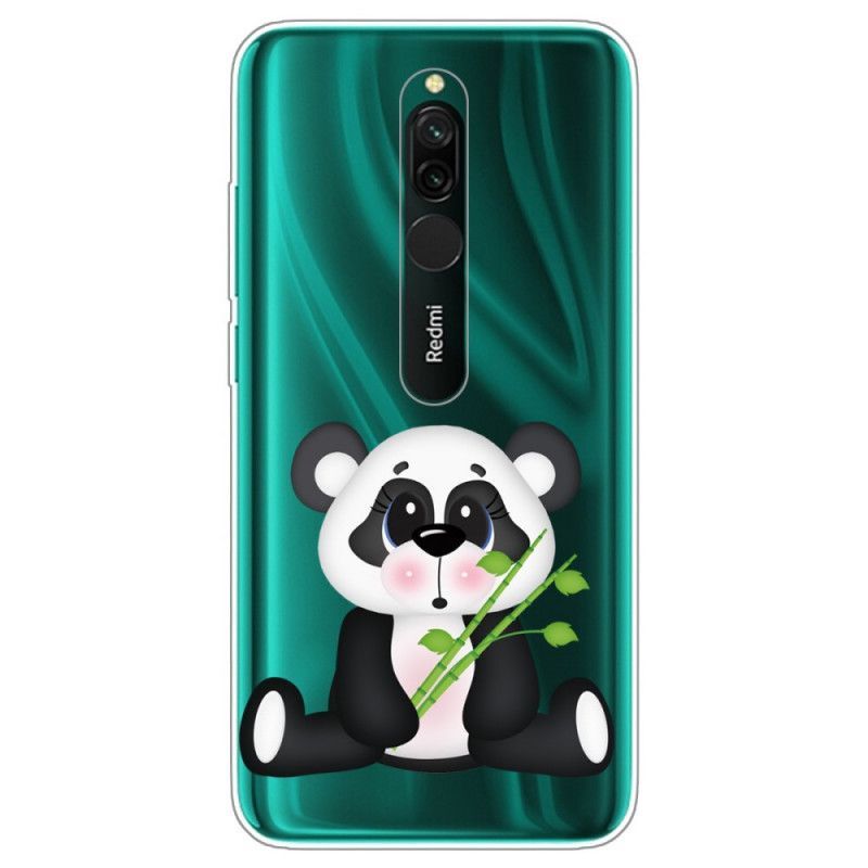 Kryt Xiaomi Redmi 8 Průhledná Smutná Panda