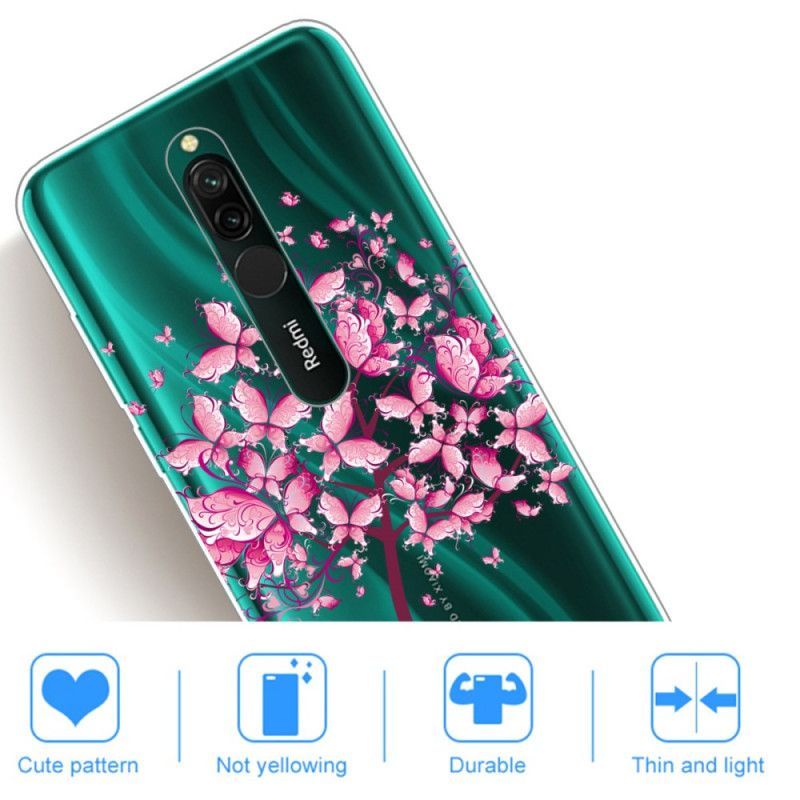 Kryt Xiaomi Redmi 8 Růžový Vrchol Stromu