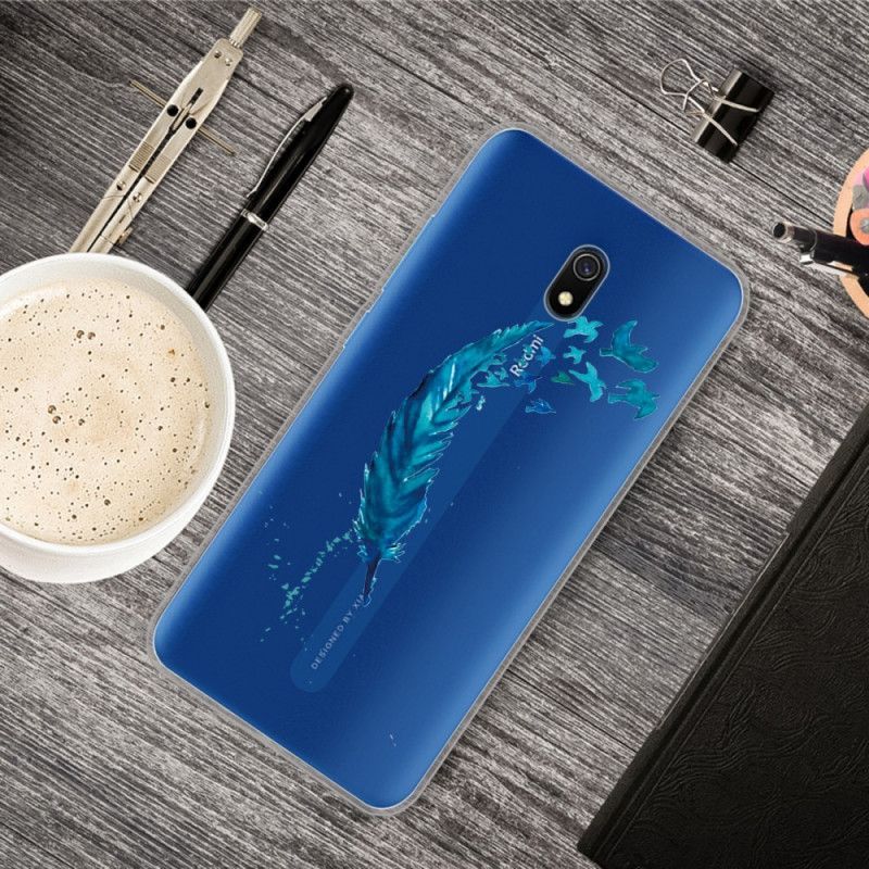 Kryt Xiaomi Redmi 8a Krásné Modré Peříčko