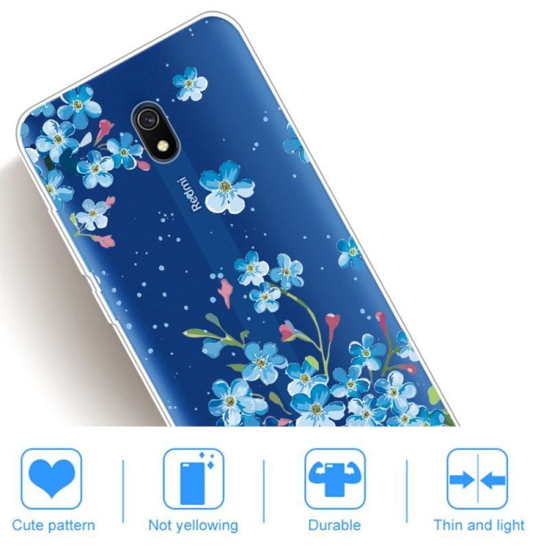 Kryt Xiaomi Redmi 8a Kytice Modrých Květů