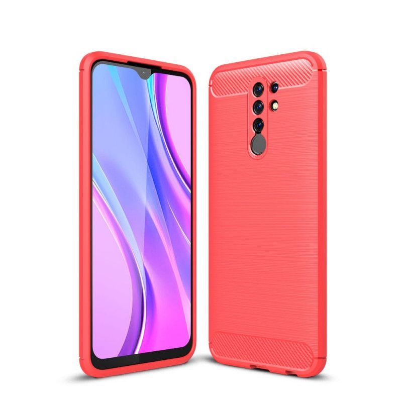 Kryt Xiaomi Redmi 9 Kartáčované Uhlíkové Vlákno