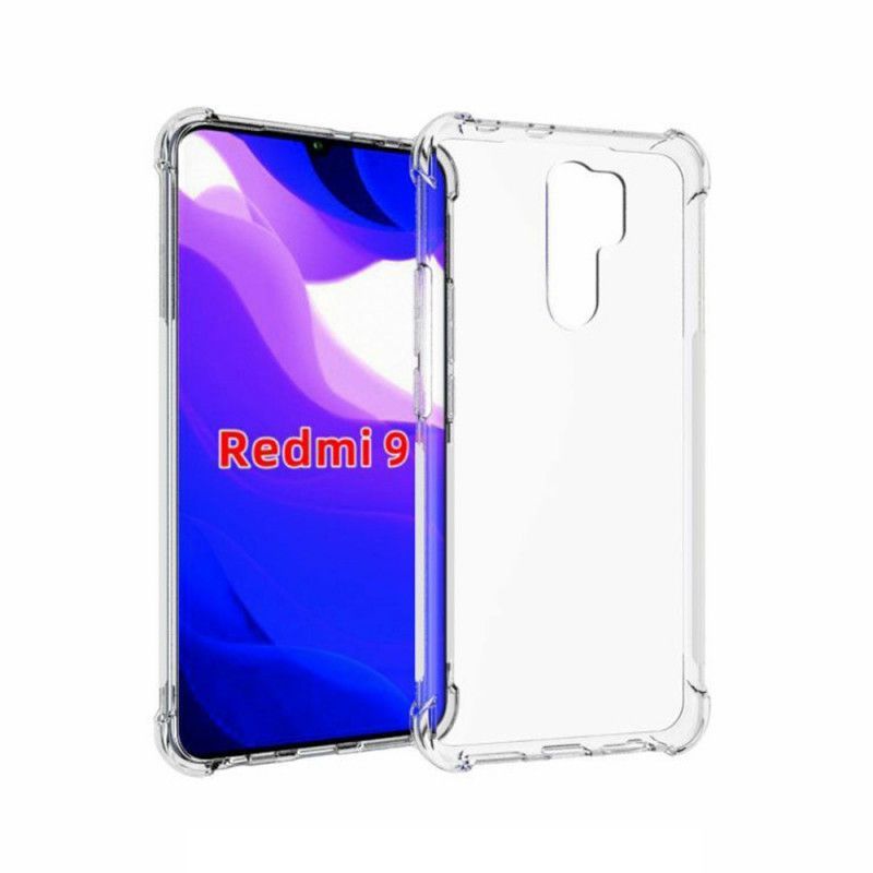 Kryt Xiaomi Redmi 9 Průhledné Zesílené Rohy