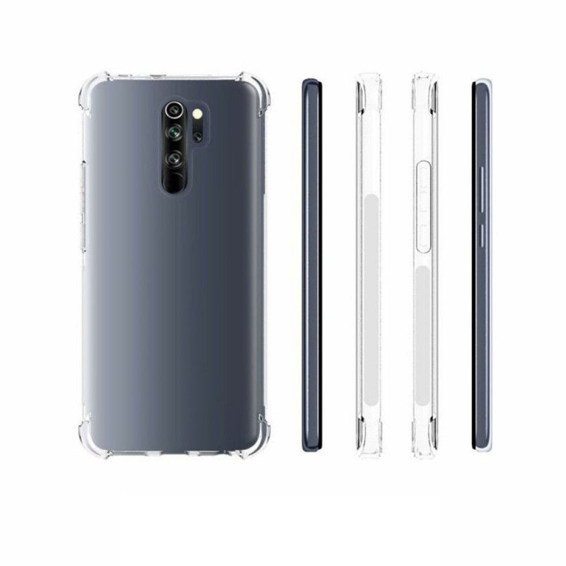 Kryt Xiaomi Redmi 9 Průhledné Zesílené Rohy