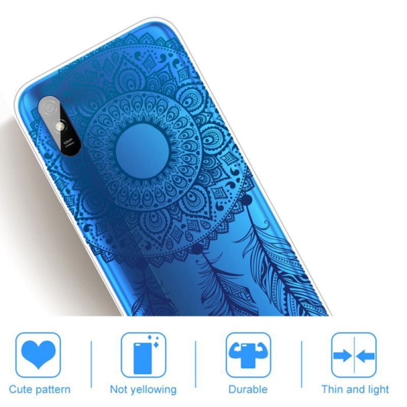 Kryt Xiaomi Redmi 9a Jednoduchá Květinová Mandala