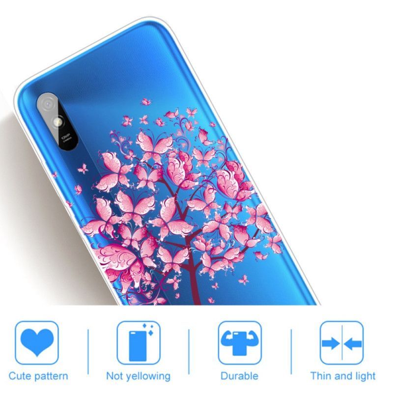 Kryt Xiaomi Redmi 9a Růžová Koruna Stromu