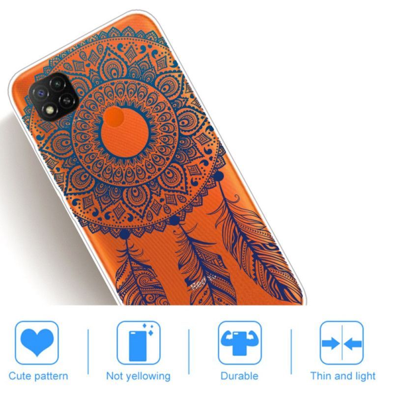 Kryt Xiaomi Redmi 9c Jednoduchá Květinová Mandala