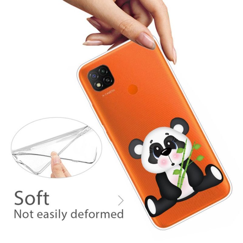 Kryt Xiaomi Redmi 9c Průhledná Smutná Panda