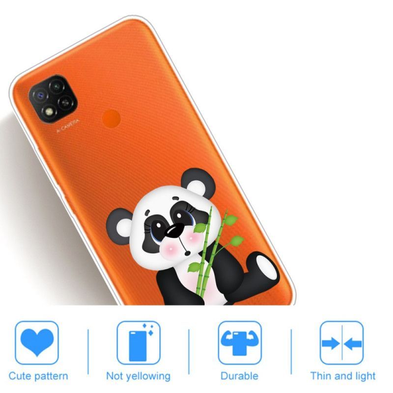 Kryt Xiaomi Redmi 9c Průhledná Smutná Panda