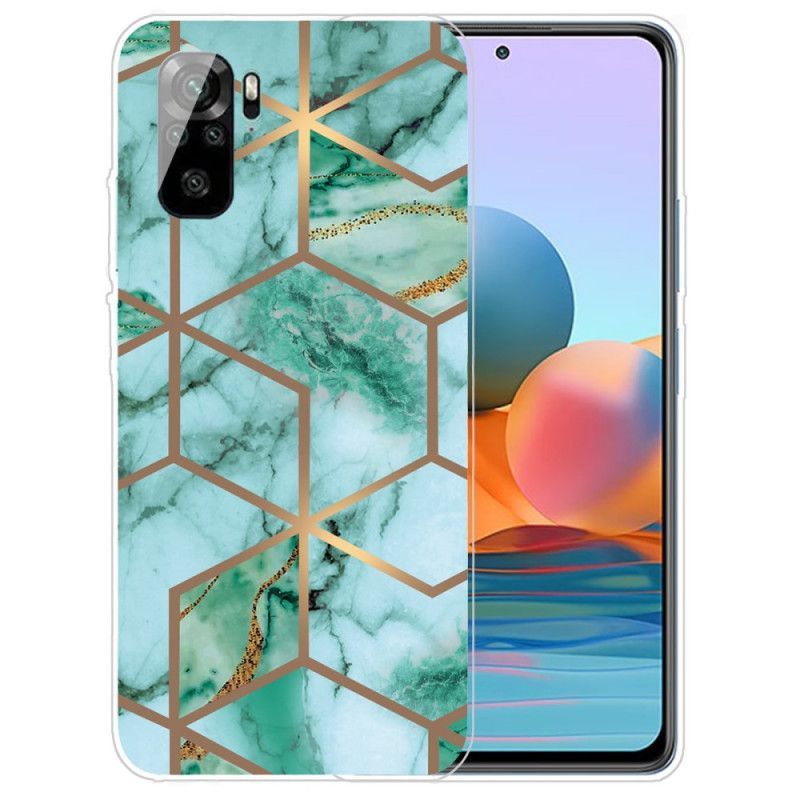 Kryt Xiaomi Redmi Note 10 / Note 10s Intenzivní Geometrie Mramoru