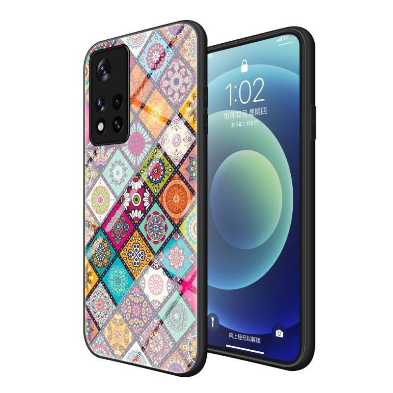 Kryt Xiaomi Redmi Note 11 / Poco M4 Pro 5g Patchwork Magnetický Držák