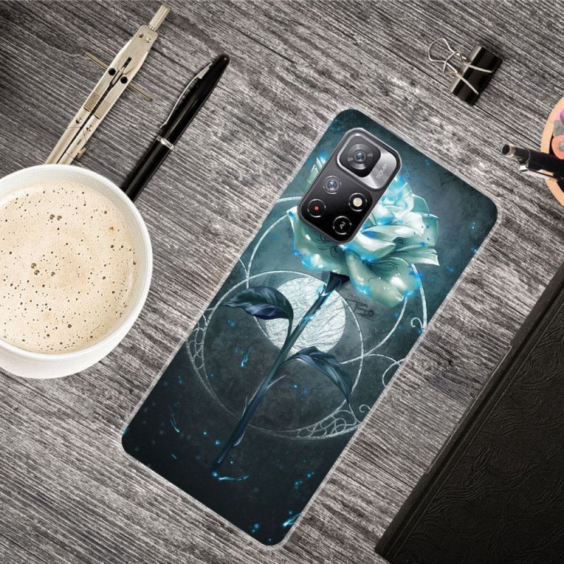 Kryt Xiaomi Redmi Note 11 / Poco M4 Pro 5g Zelená Růžová Hadice