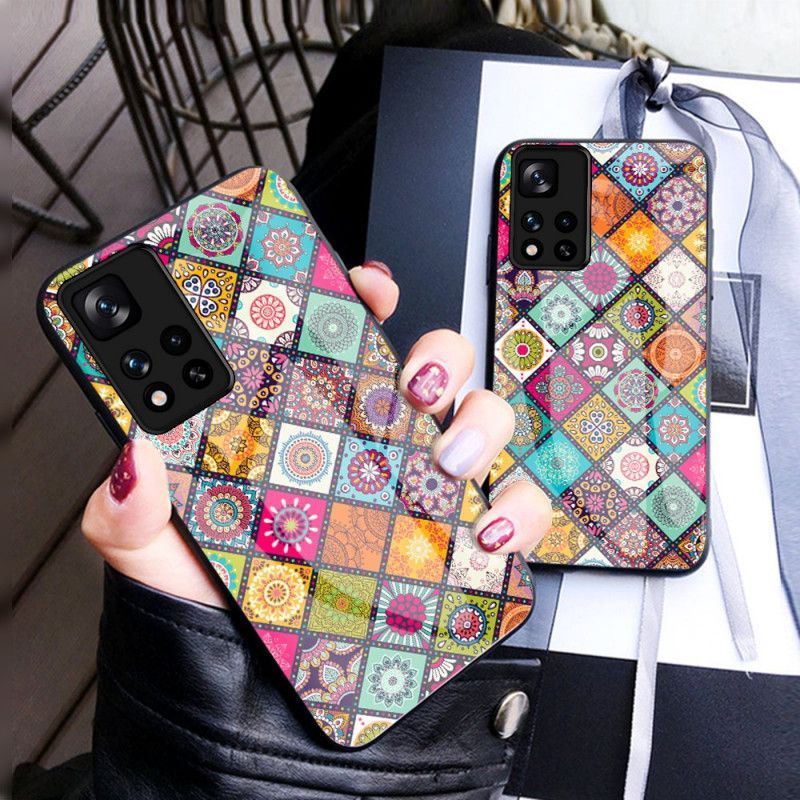 Kryt Xiaomi Redmi Note 11 Pro / Note 11 Pro Plus Patchwork Magnetický Držák