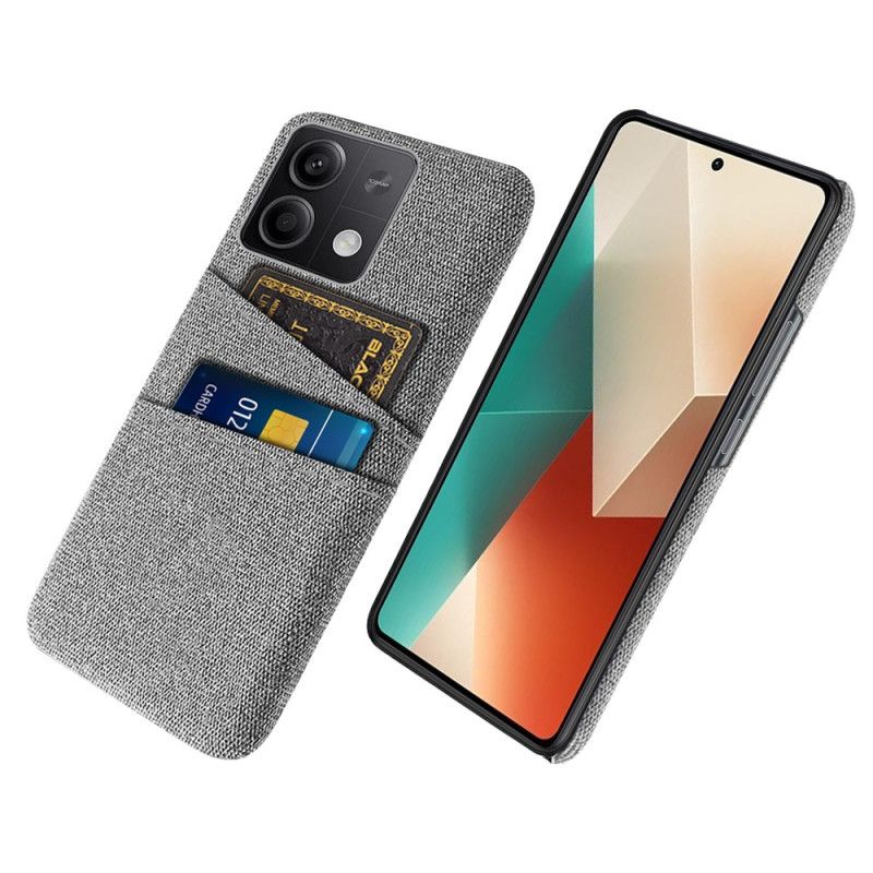 Kryt Xiaomi Redmi Note 13 5g Fabric Double Card Holder