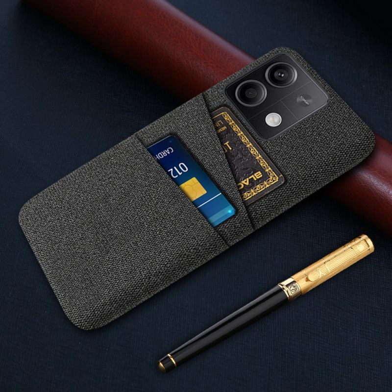 Kryt Xiaomi Redmi Note 13 5g Fabric Double Card Holder