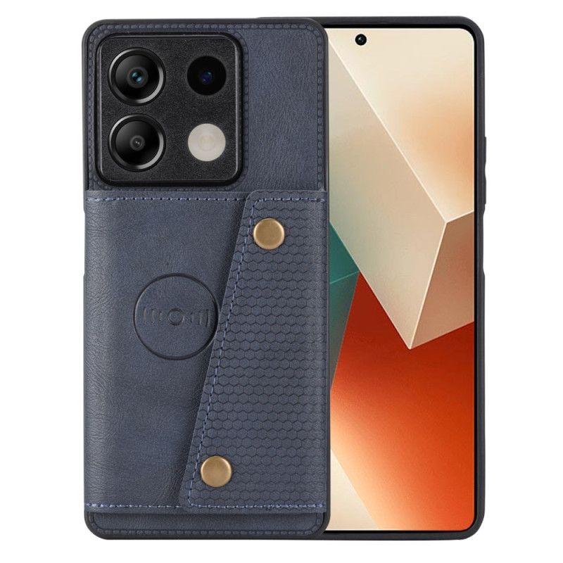 Kryt Xiaomi Redmi Note 13 5g Kožený Držák Karet S Efekty