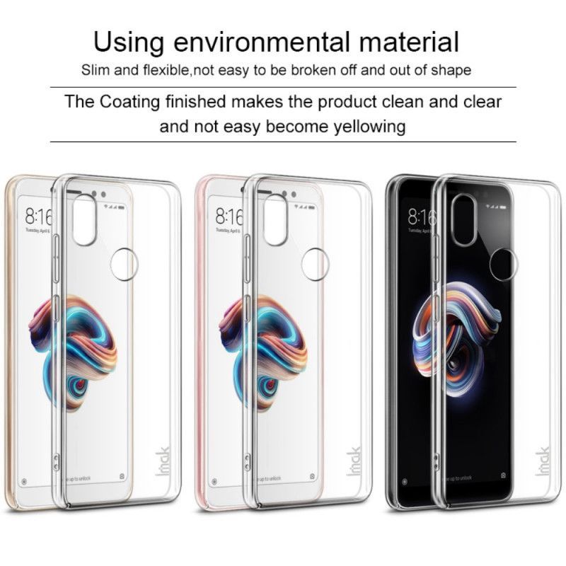 Kryt Xiaomi Redmi Note 5 Imak Transparentní Krystal