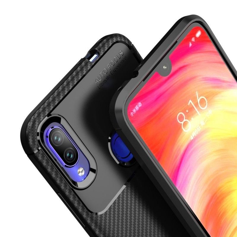 Kryt Xiaomi Redmi Note 7 Flexibilní Textura Uhlíkových Vláken