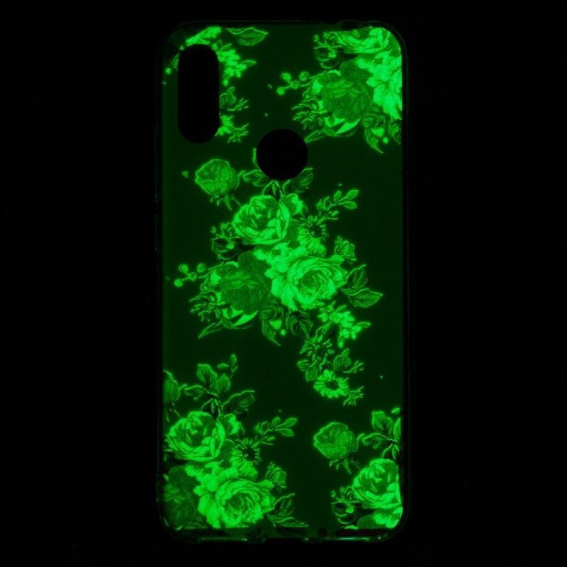 Kryt Xiaomi Redmi Note 7 Fluorescenční Květy Svobody