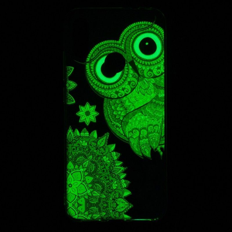 Kryt Xiaomi Redmi Note 7 Fluorescenční Mandala Sova