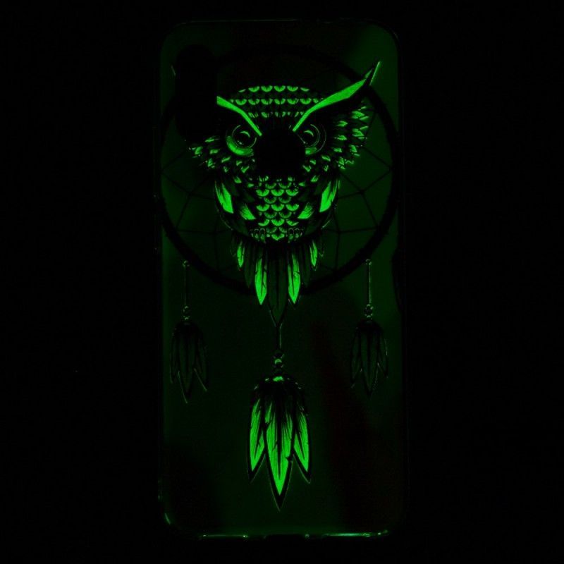 Kryt Xiaomi Redmi Note 7 Fluorescenční Sova Lapač Snů