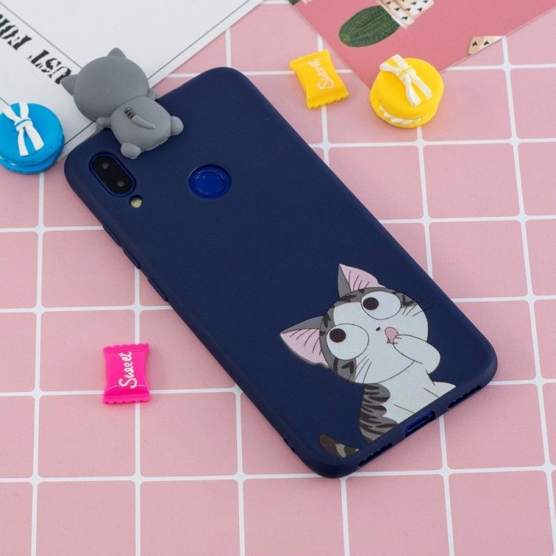 Kryt Xiaomi Redmi Note 7 Kočka Gaspar 3d