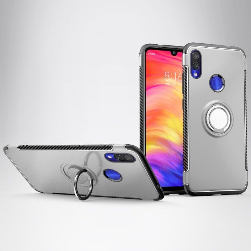 Kryt Xiaomi Redmi Note 7 Kroužek Z Uhlíkových Vláken