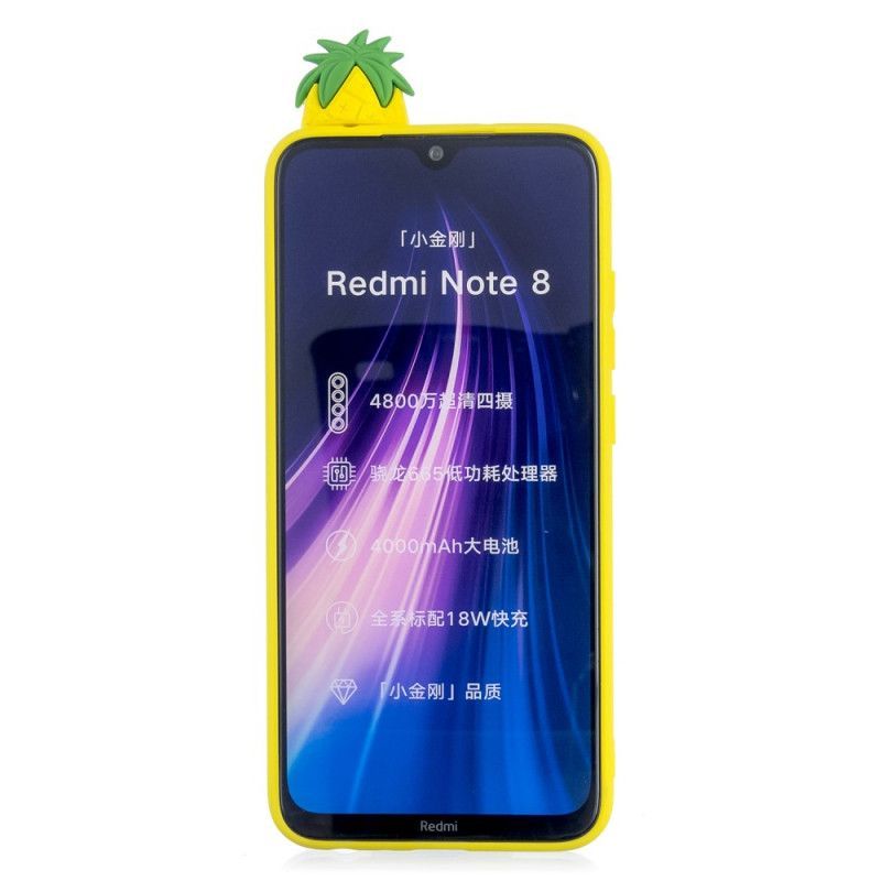 Kryt Xiaomi Redmi Note 8 3d Studený Ananas