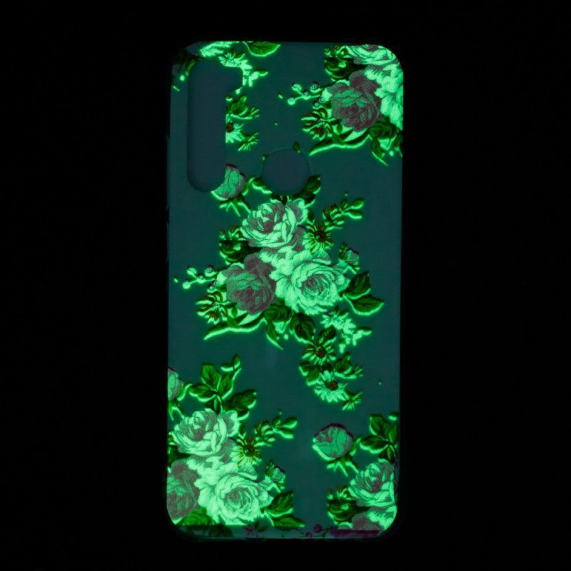 Kryt Xiaomi Redmi Note 8 Fluorescenční Květy Svobody