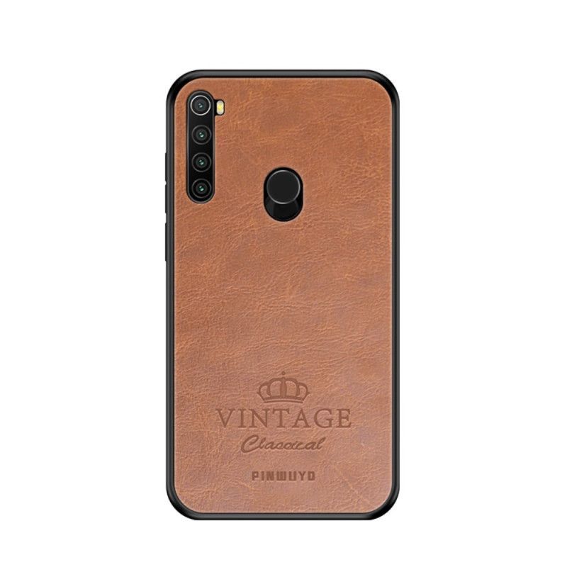 Kryt Xiaomi Redmi Note 8 Pinwuyo Vintage Kožený Efekt