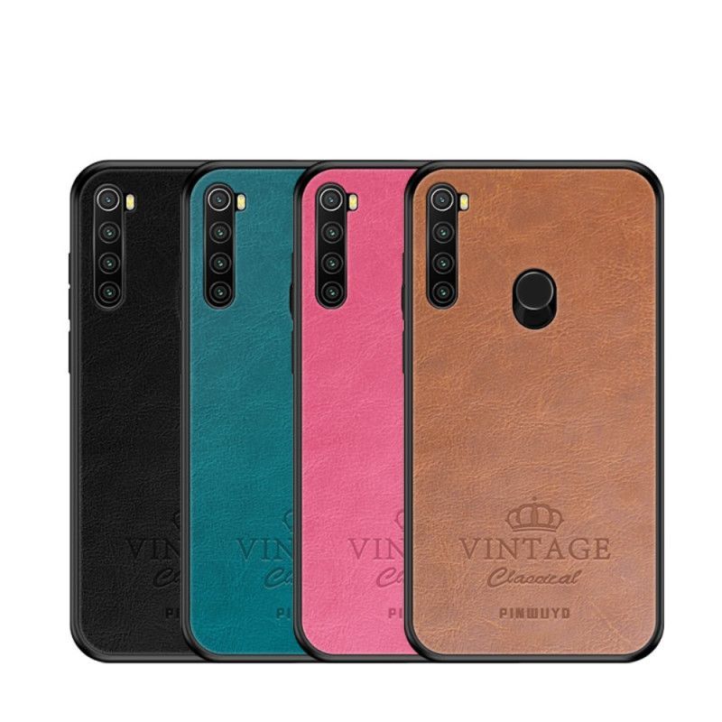 Kryt Xiaomi Redmi Note 8 Pinwuyo Vintage Kožený Efekt