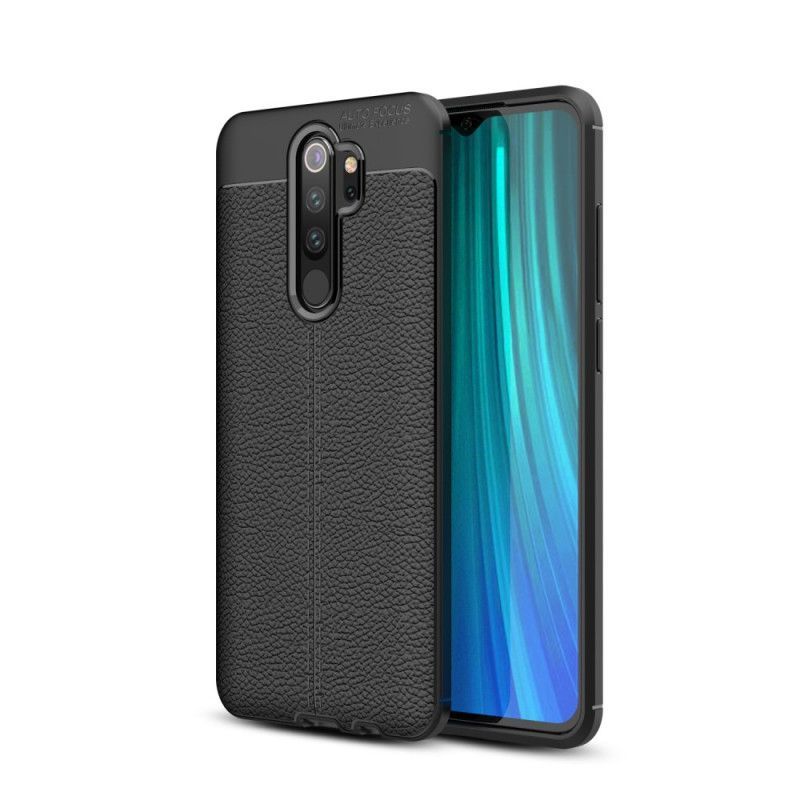 Kryt Xiaomi Redmi Note 8 Pro Litchi S Dvojitým Koženým Efektem