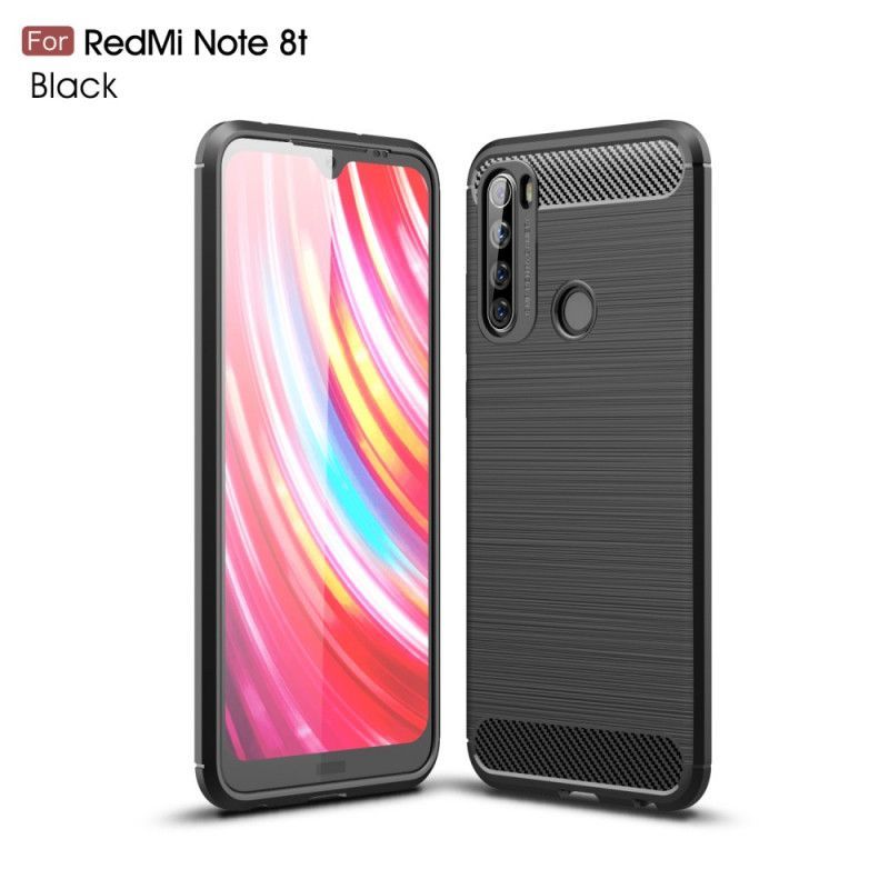 Kryt Xiaomi Redmi Note 8t Kartáčované Uhlíkové Vlákno