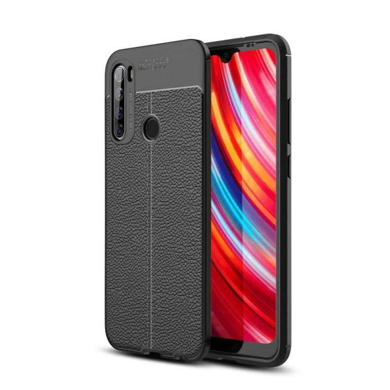 Kryt Xiaomi Redmi Note 8t Litchi S Dvojitým Koženým Efektem