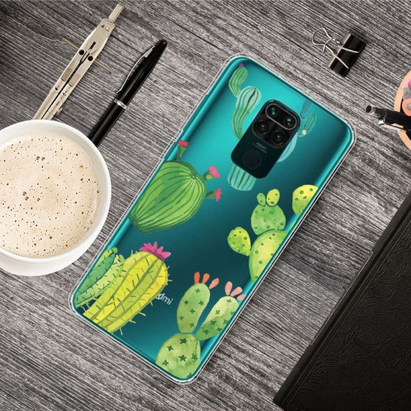 Kryt Xiaomi Redmi Note 9 Akvarelové Kaktusy