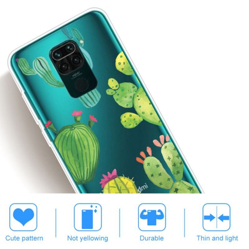 Kryt Xiaomi Redmi Note 9 Akvarelové Kaktusy