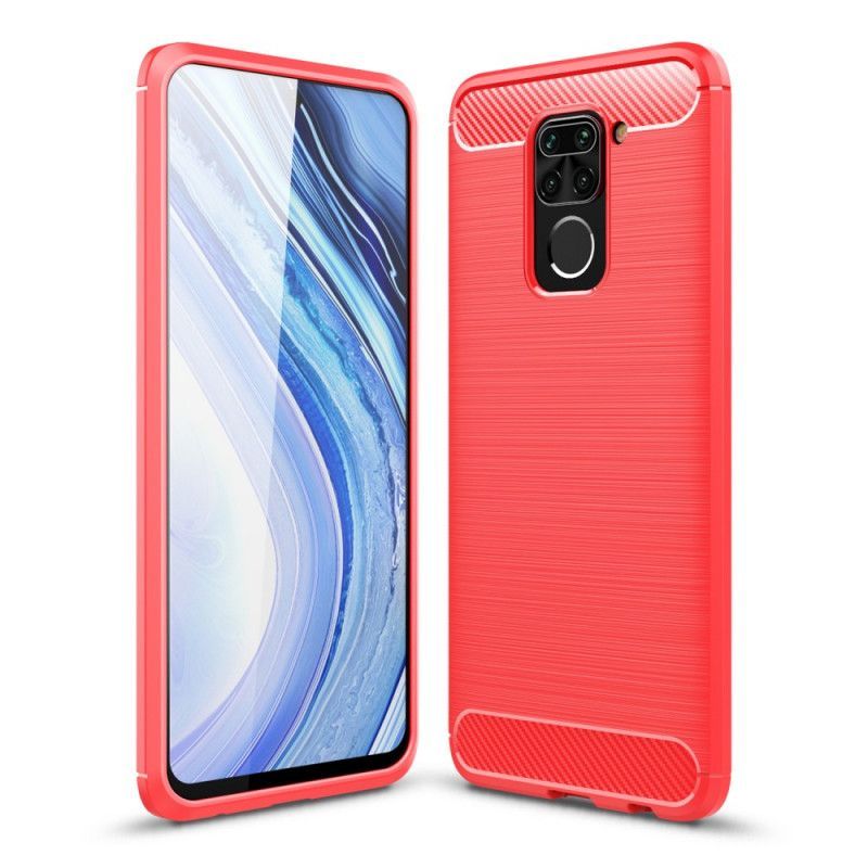 Kryt Xiaomi Redmi Note 9 Kartáčované Uhlíkové Vlákno