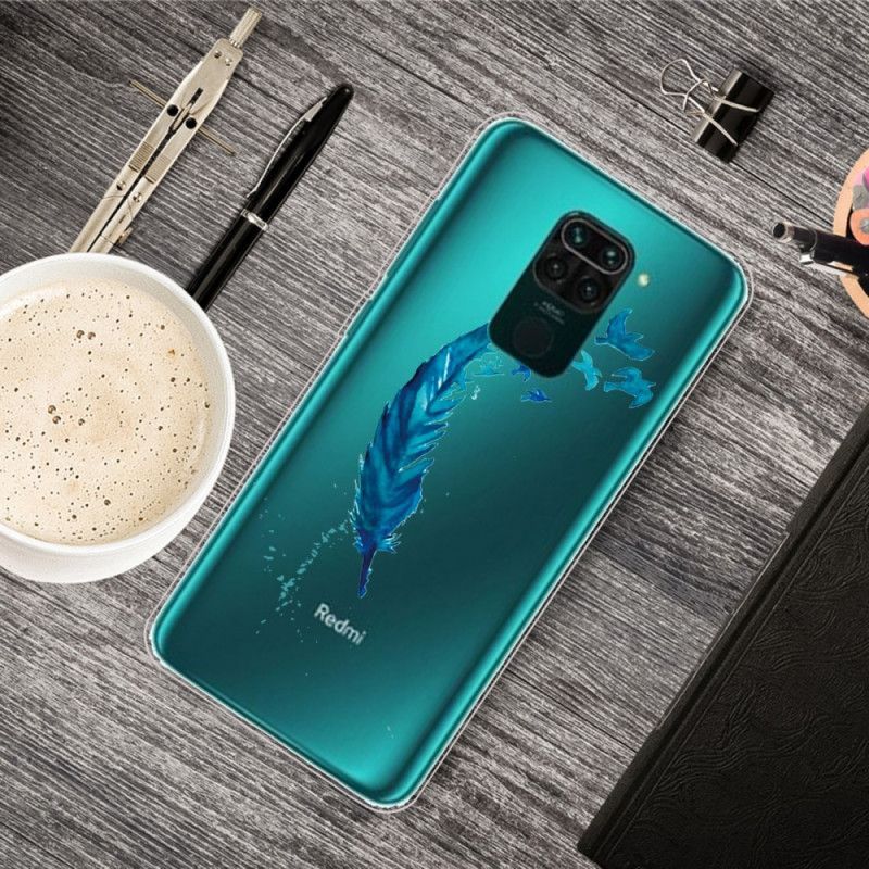 Kryt Xiaomi Redmi Note 9 Krásné Modré Peříčko