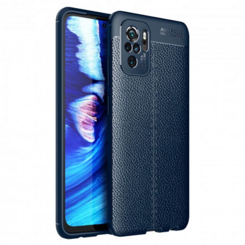 Kryty Na Mobil Na Xiaomi Redmi Note 10 / 10S Leather Effect Litchi Double Line