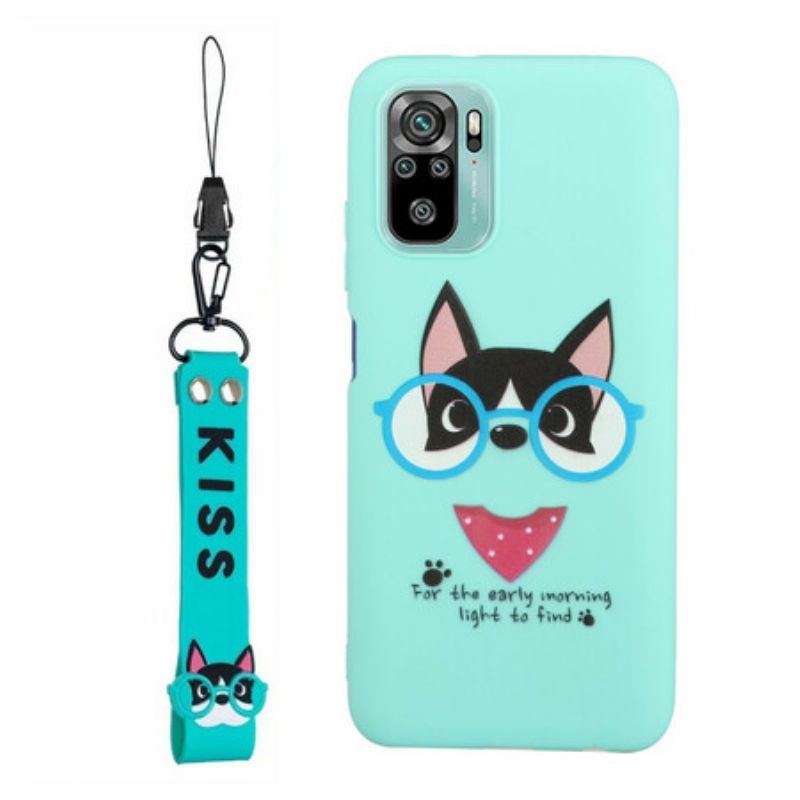 Kryty Na Mobil Na Xiaomi Redmi Note 10 / 10S Pes S Lanyard Kiss