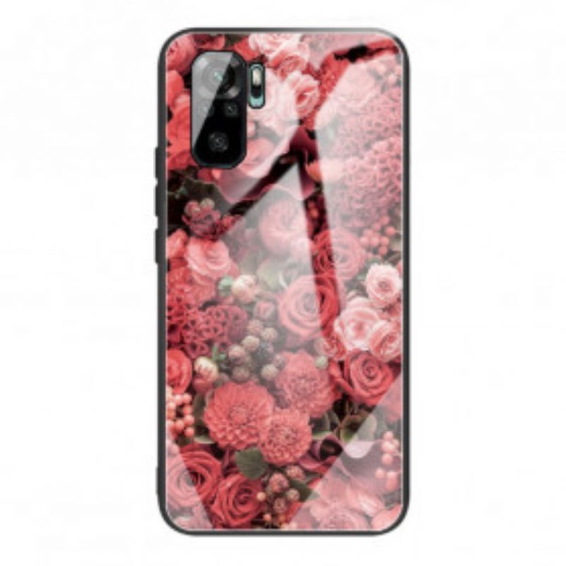 Kryty Na Mobil Na Xiaomi Redmi Note 10 / 10S Tvrzené Sklo Rose Flowers